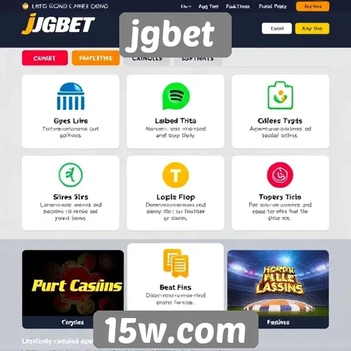 Análise das funcionalidades do site jgbet